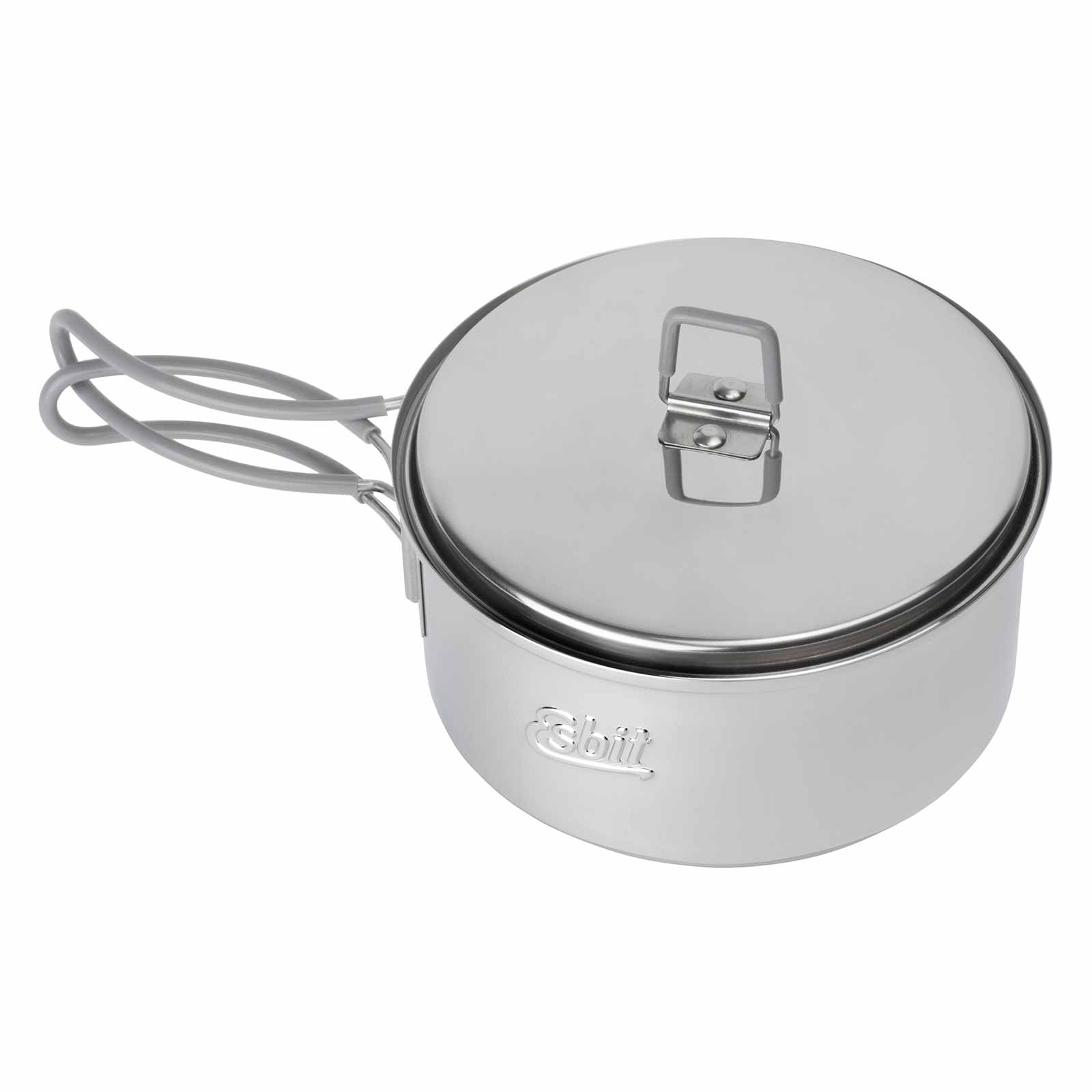 Esbit Camping Kochset aus Edelstahl 1000 ml von oben