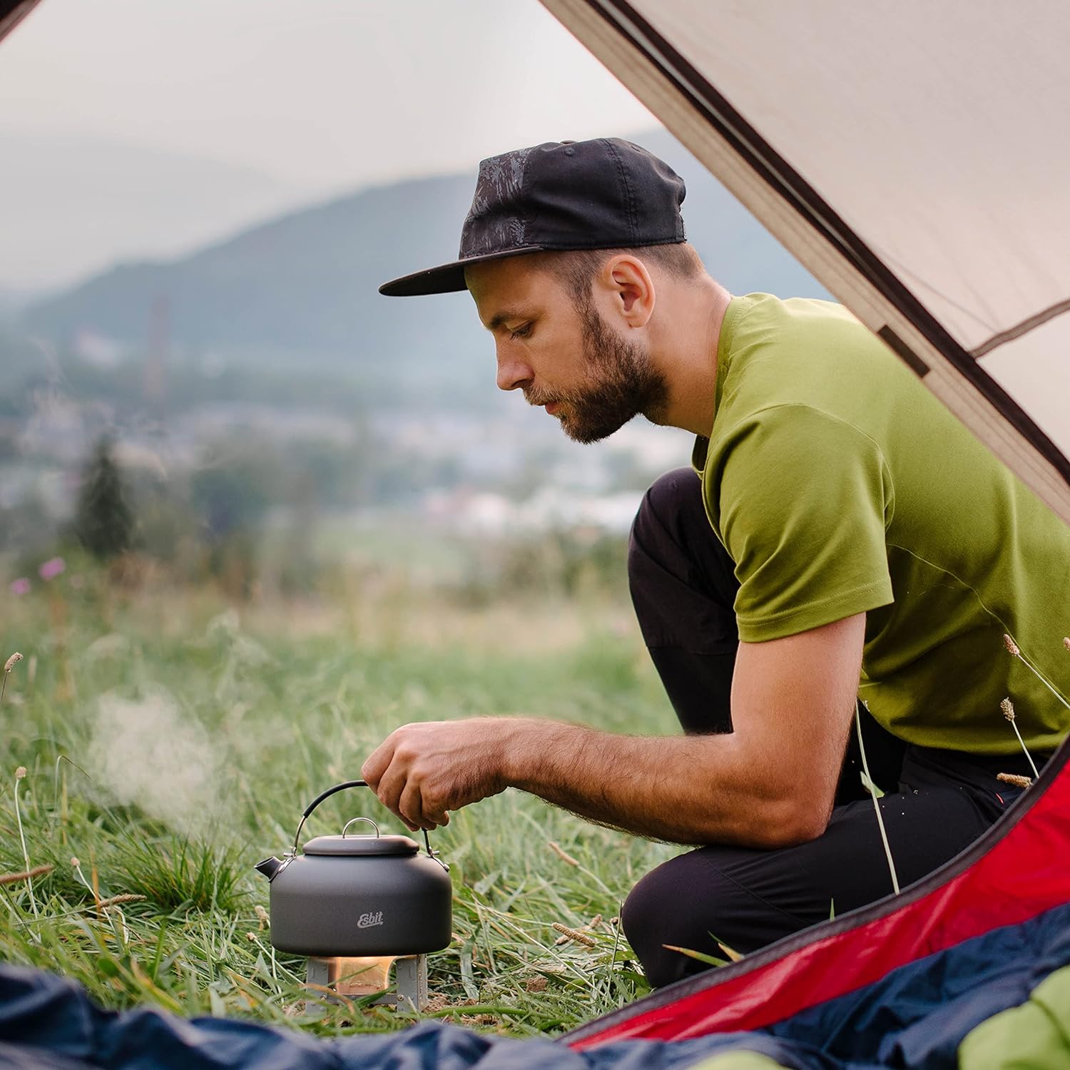 Esbit Camping Wasserkessel Aluminium beim Campen all-groups