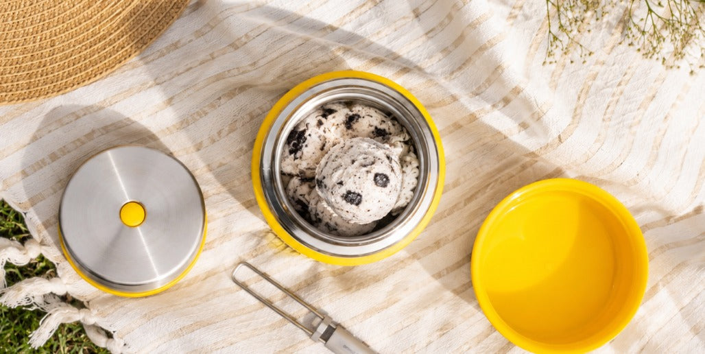 Thermobehälter für Speiseeis: 3 einfache Eisrezepte für die Erfrischung unterwegs