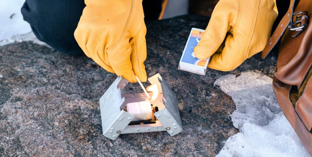 Trockenbrennstoff im Einsatz