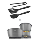 Esbit Campingkocher Set bestehend aus Silikon Outdoor Küchen Helfern und Spirituskochset 