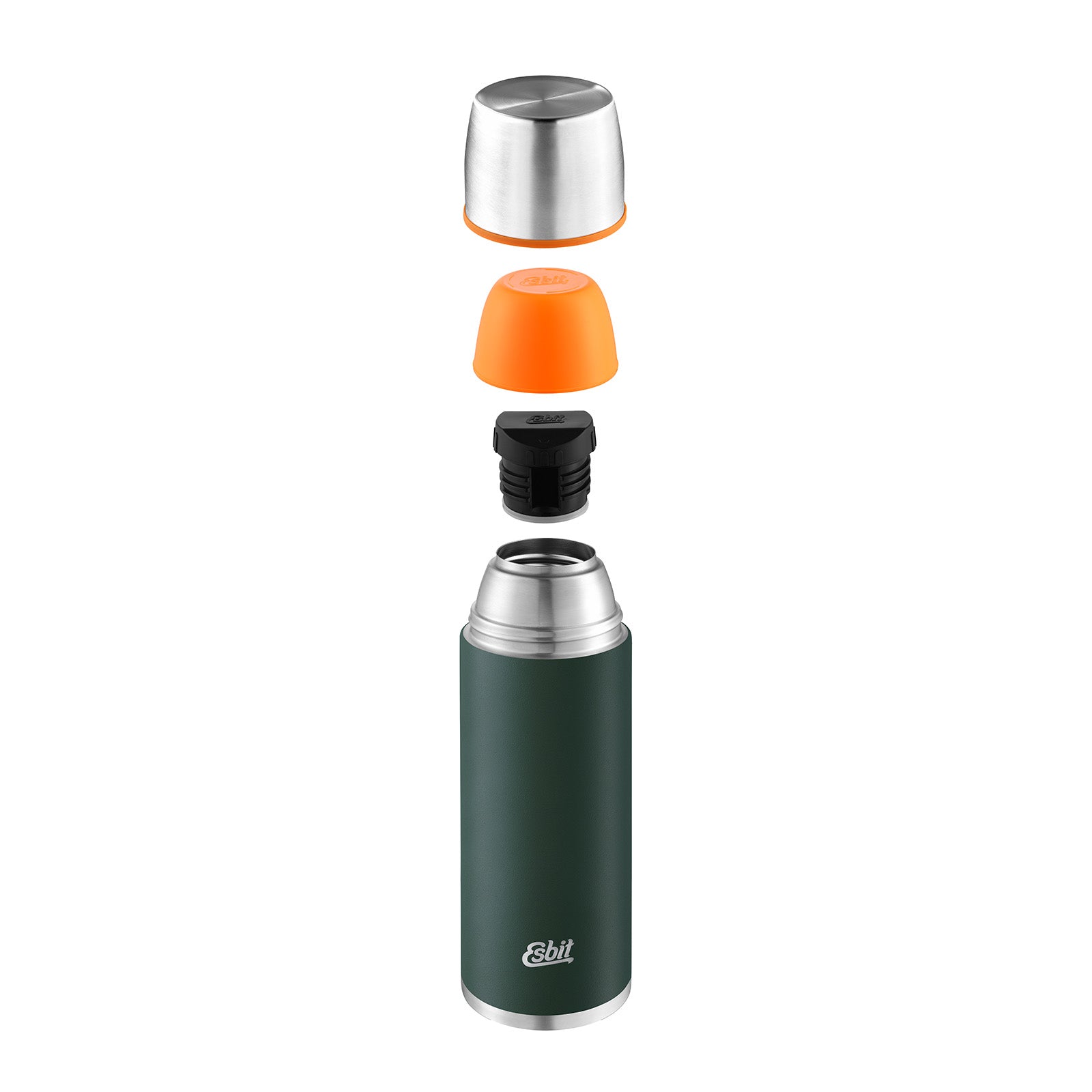 Esbit CLASSIC Isolierflasche Forest Green Edelstahl