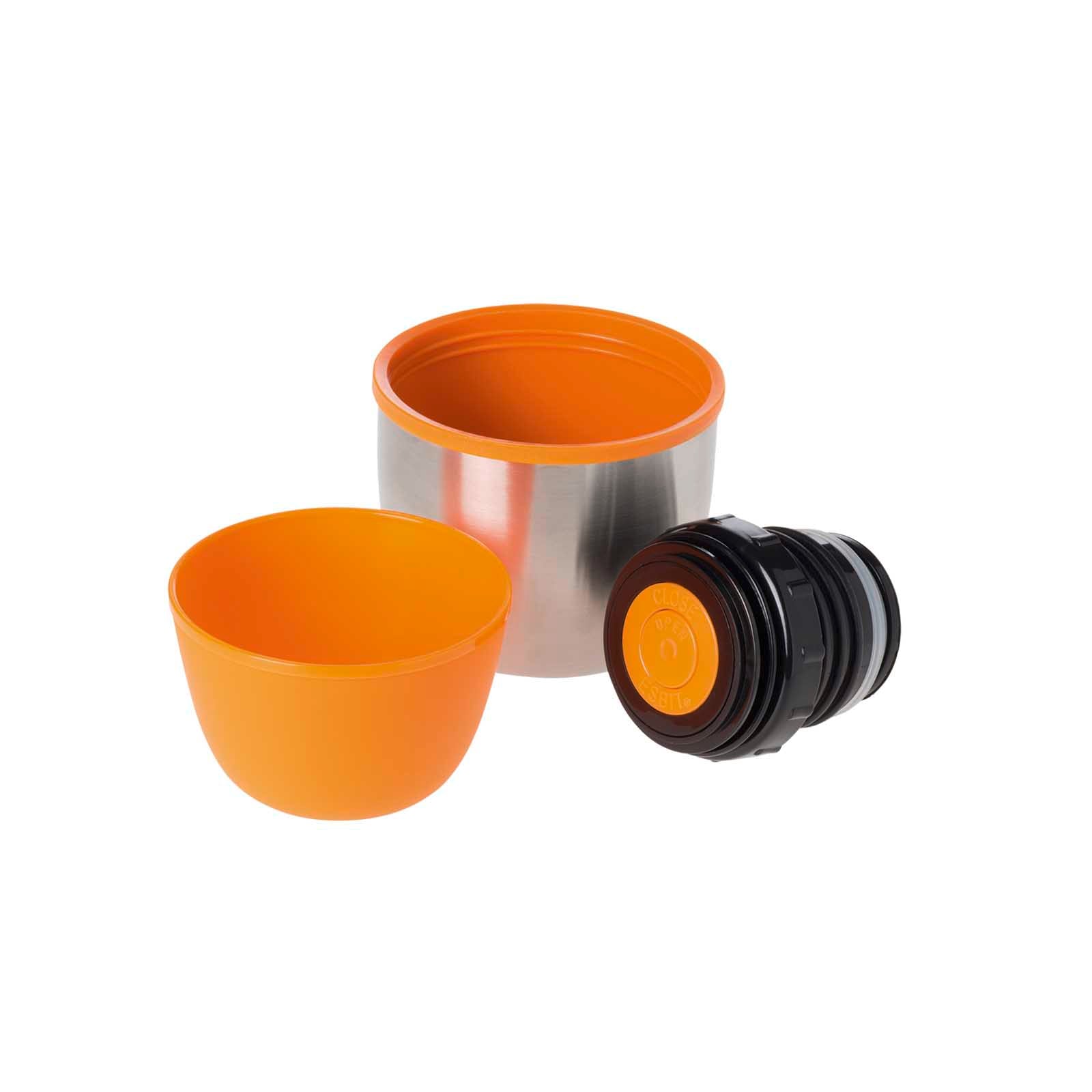 Esbit CLASSIC Isolierflasche Schwarz Deckel und Verschluss