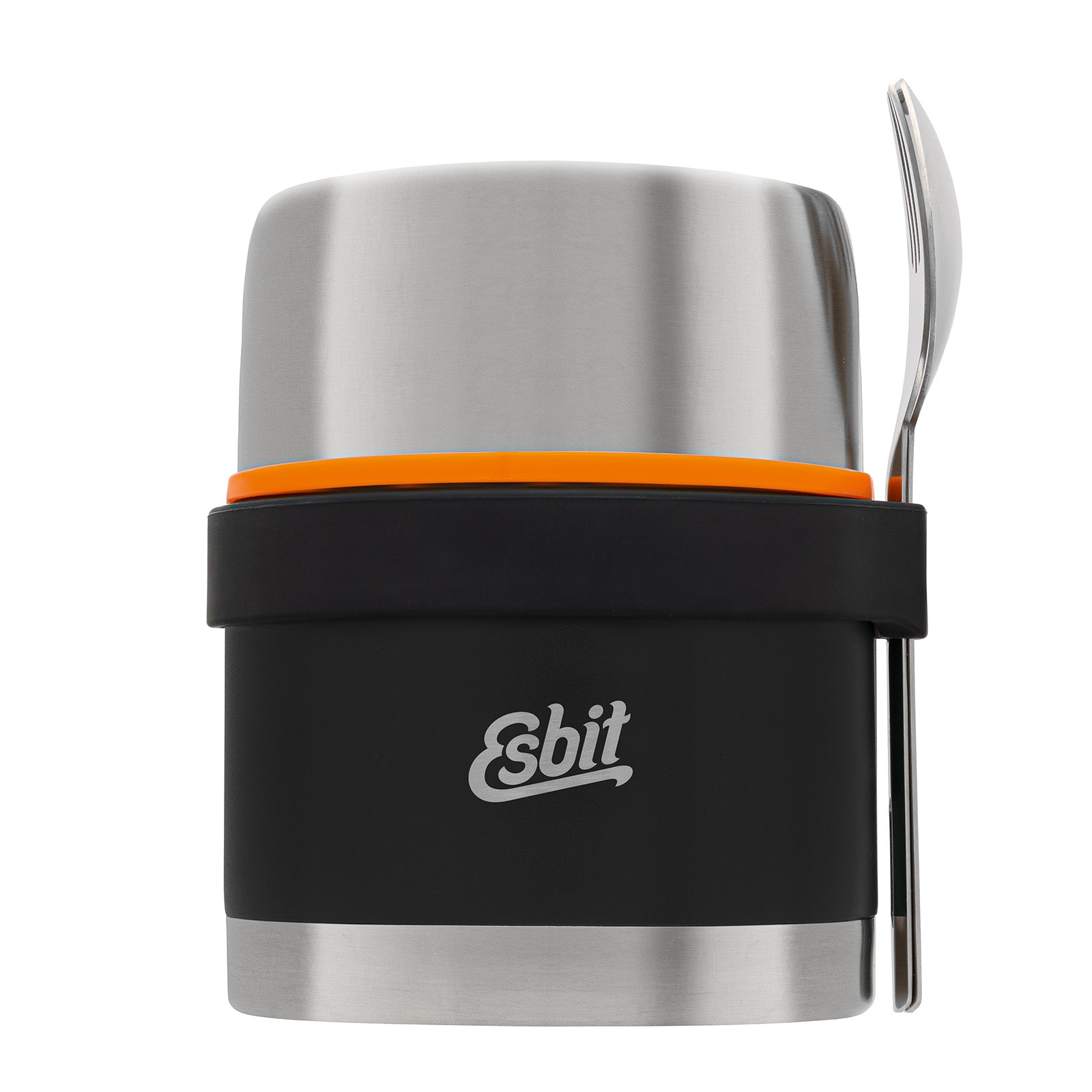 Esbit CLASSIC Thermobehälter Schwarz 500 ml mit Besteck 