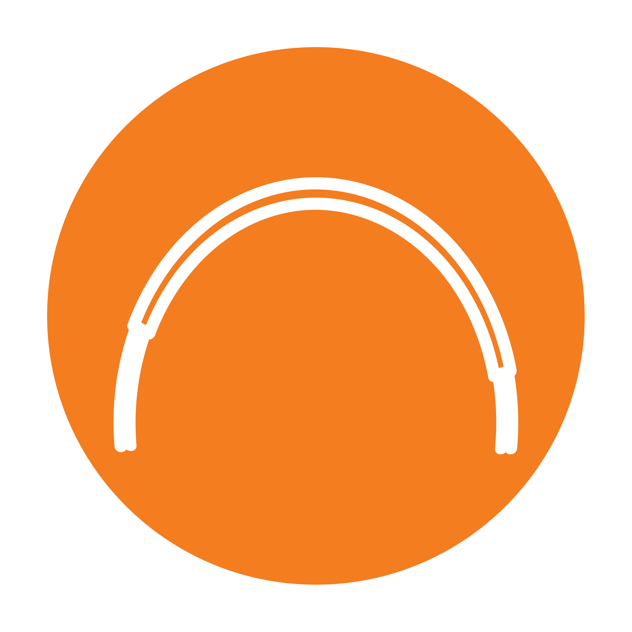 Esbit Icon in Orange zeigt den Klappgriff vom Wasserkessel aus hartanodisiertem Aluminium als Piktogramm.