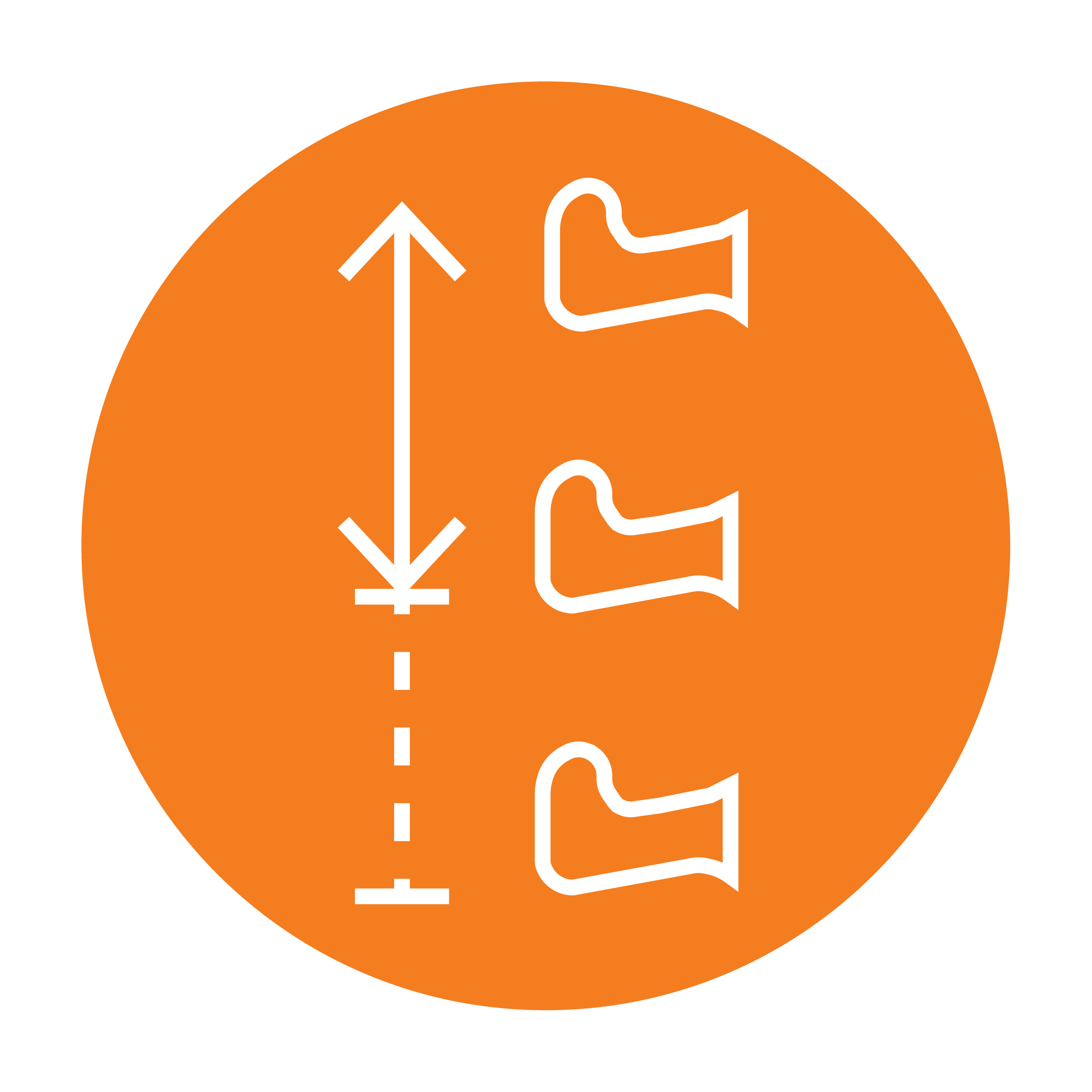 Esbit Icon in Orange zeigt, dass der Holzkohlegrill höhenverstellbar ist.