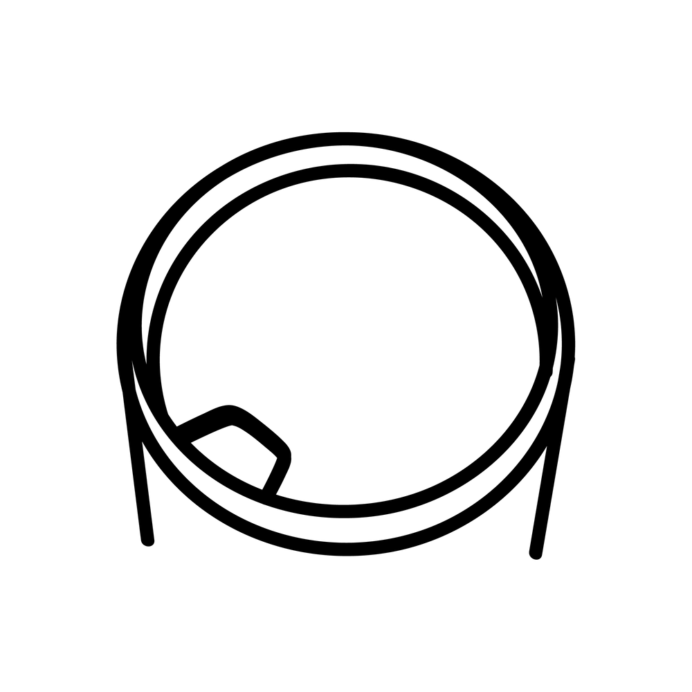 Esbit Icon in Schwarz zeigt den Steckverschluss vom MAJORIS Kaffeebecher als Piktogramm.