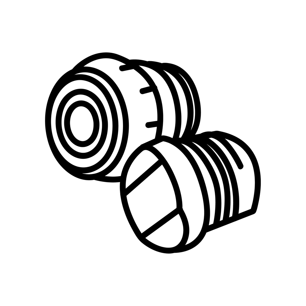 Esbit Icon in Schwarz zeigt beide CLASSIC Verschlüsse von Isolierflaschen als Piktogramm.
