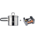 Esbit Bundle-Artikel Kocher Set mit Topf (625 ml) PT625ST und Taschenkocher 00209100-D-H