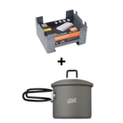 Esbit Bundle-Artikel Kocher Set mit Topf (625 ml) PT625HA und Taschenkocher 00209100-D-H
