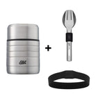 Esbit bundle comprising a MAJORIS thermos flask and a stainless steel cutlery set