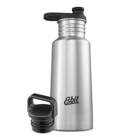 PICTOR Sports Bottle · incl. Second Cap · 18/8 Stainless Steel