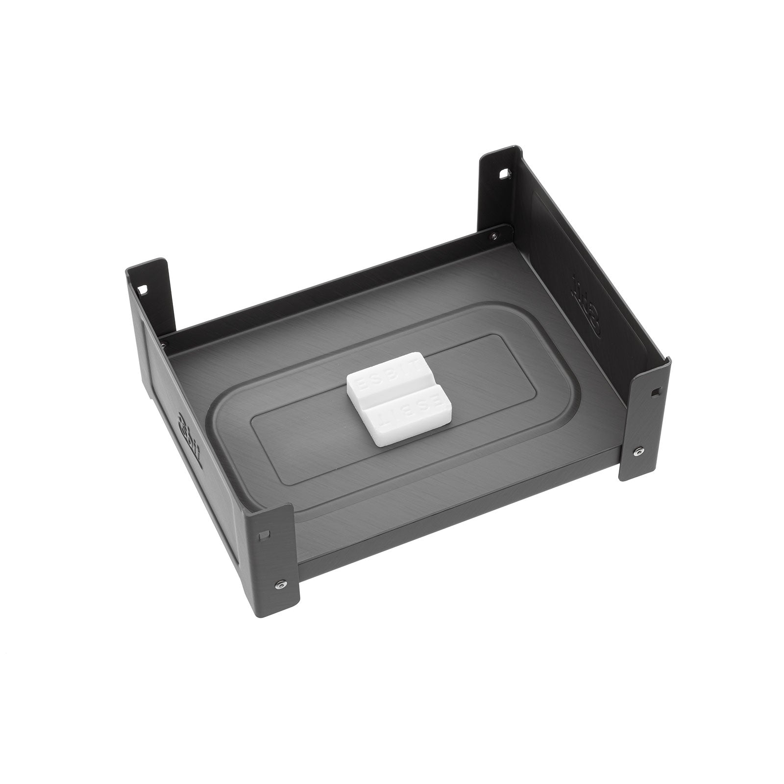 Esbit Plancha Grill Kompakt CSP675HA Produktbild mit 27 g Esbit Trockenbrennstoff Tabletten