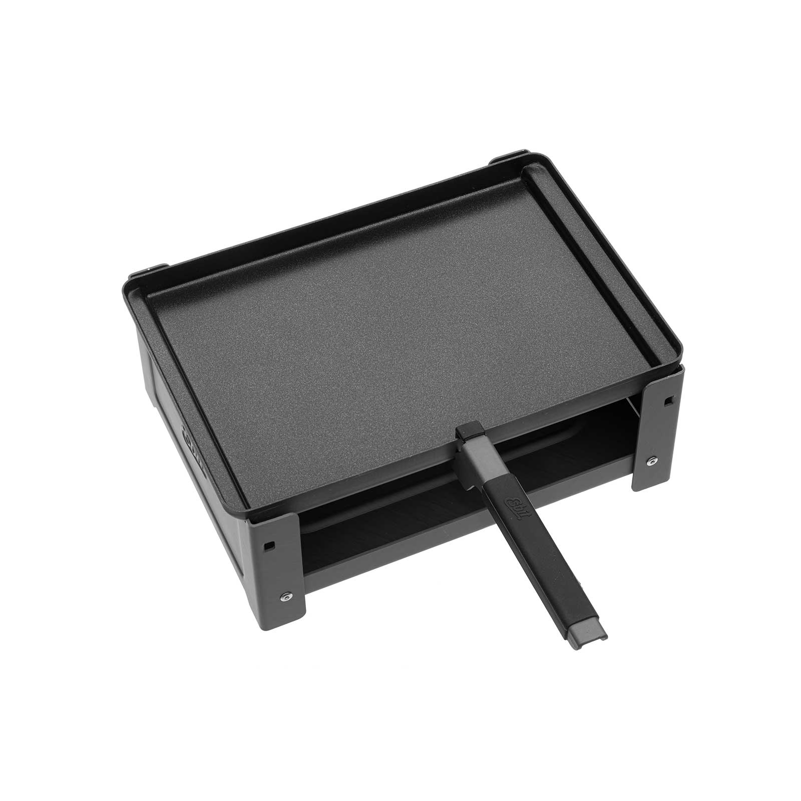 Esbit Plancha Grill Kompakt CSP675HA Produktbild mit Griff aus hartanodisiertem Aluminium