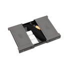 Esbit Plancha Grill Kompakt CSP675HA Produktbild mit Esbit Trockenbrennstoff Tablette zusammengeklappt