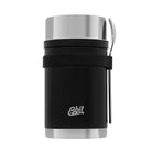 Esbit SCULPTOR Thermobehälter in Schwarz mit Besteckset 1000 ml