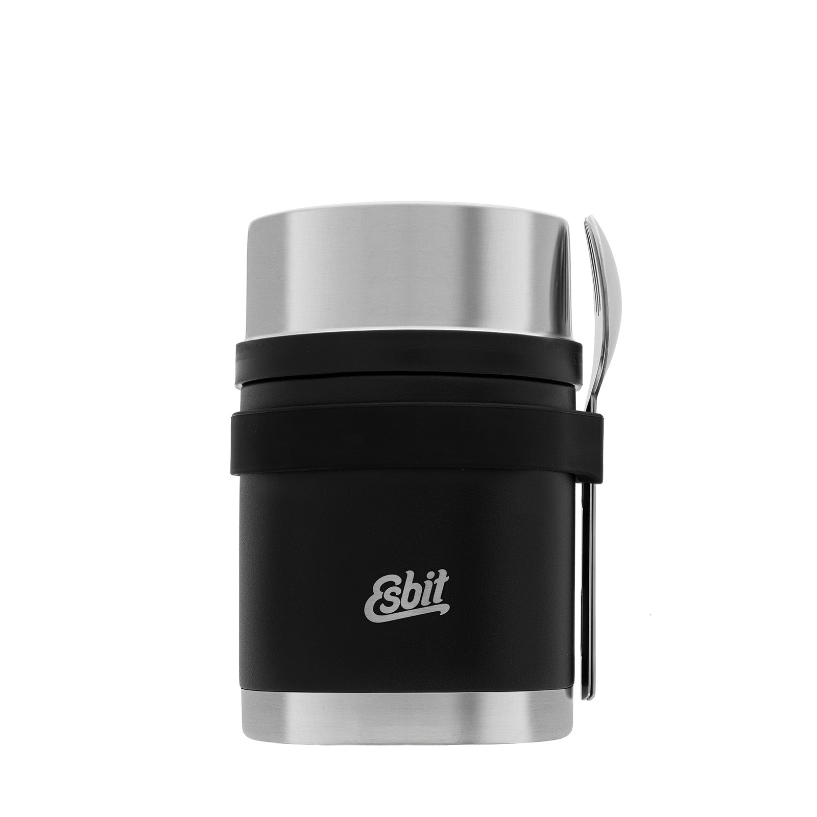 Esbit SCULPTOR Thermobehälter in Schwarz mit Besteckset 750 ml