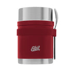 Esbit SCULPTOR Thermobehälter in Rot mit Besteckset 750 ml