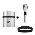 Esbit Bundle bestehend aus SCULPTOR Thermobehälter und Besteckset in Edelstahl 