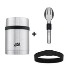 Esbit Bundle bestehend aus SCULPTOR Thermobehälter und Besteckset in Edelstahl 