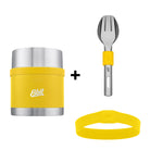 Esbit Bundle bestehend aus SCULPTOR Thermobehälter und Besteckset in Gelb
