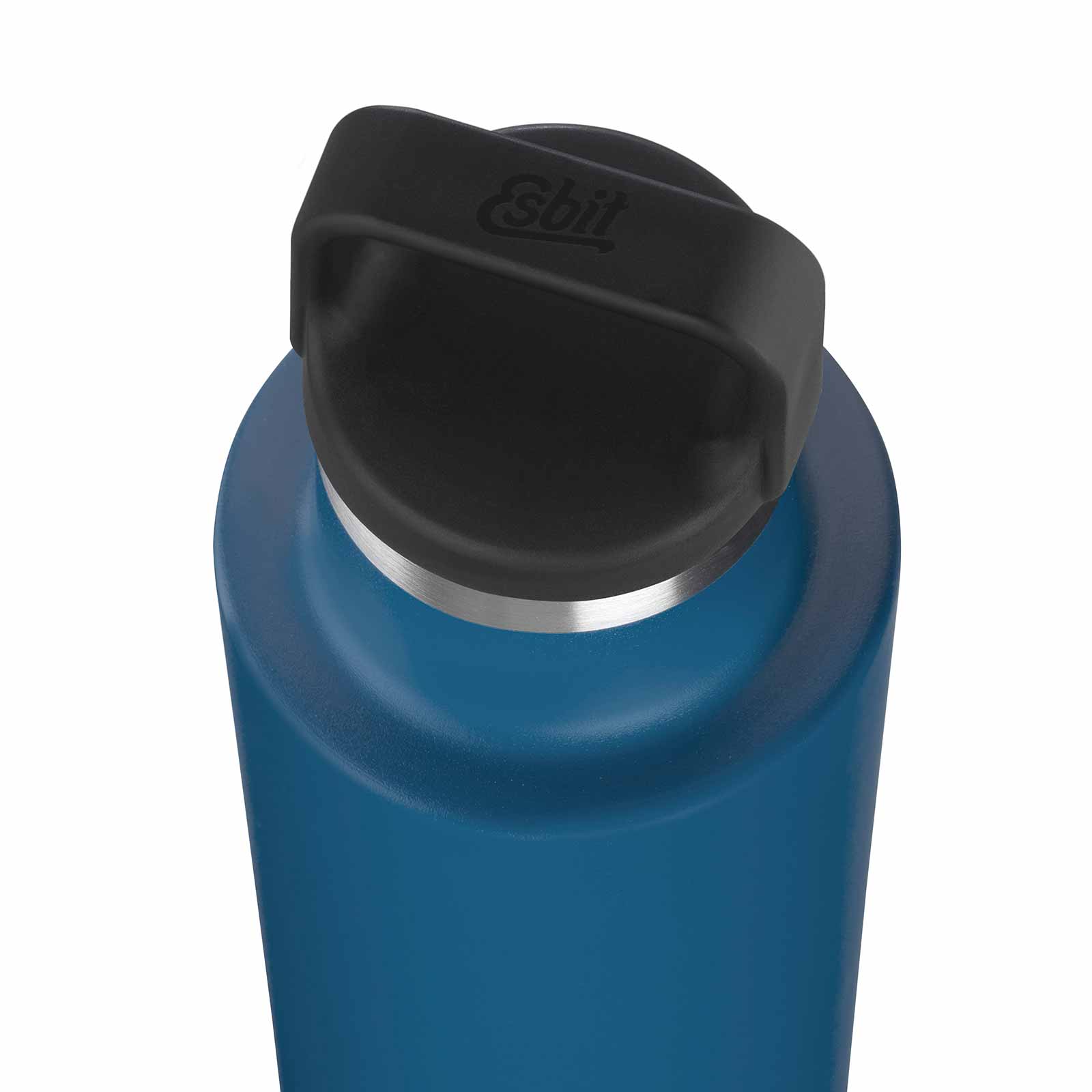 Esbit SCULPTOR Thermo Trinkflasche Blau von oben