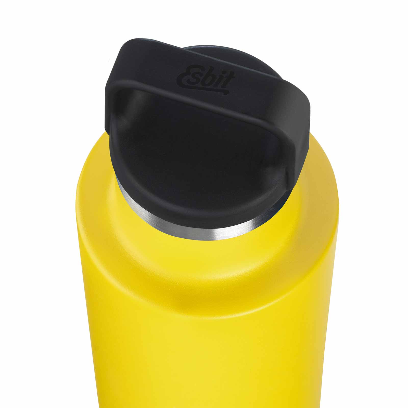 Esbit SCULPTOR Thermo Trinkflasche Gelb von oben