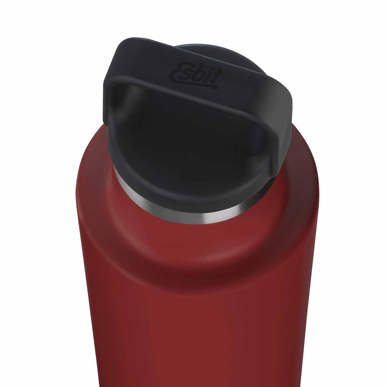 Esbit SCULPTOR Thermo Trinkflasche Rot von oben