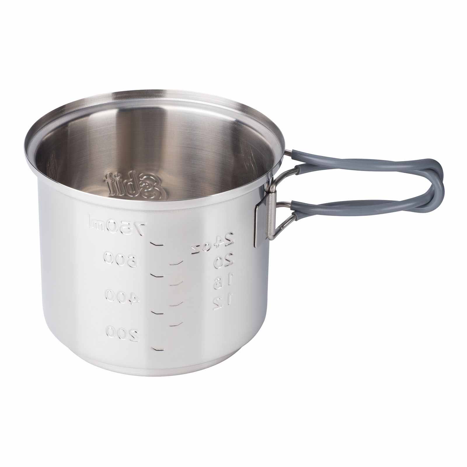 Cookset with Alcohol Burner · 985 ml & 470 ml · Esbit