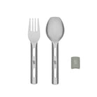 Esbit Thermobehälter Besteckset aufgefächert mit Silikon Manschette in Stone Grey 