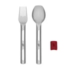 Esbit Thermobehälter Besteckset mit Silikon Manschette in Burgundy