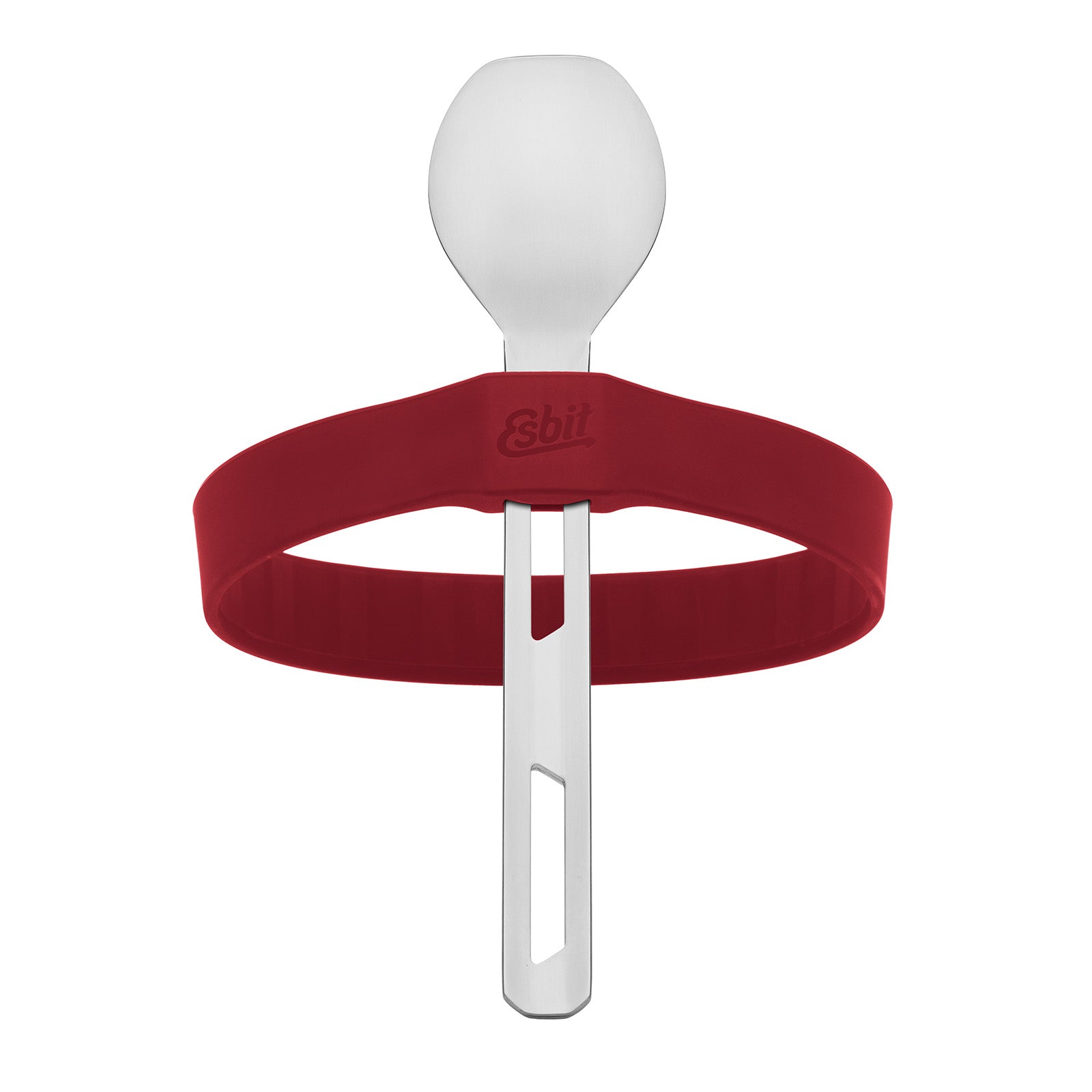 Esbit Thermobehälter Besteckset mit Silikonband in Burgundy