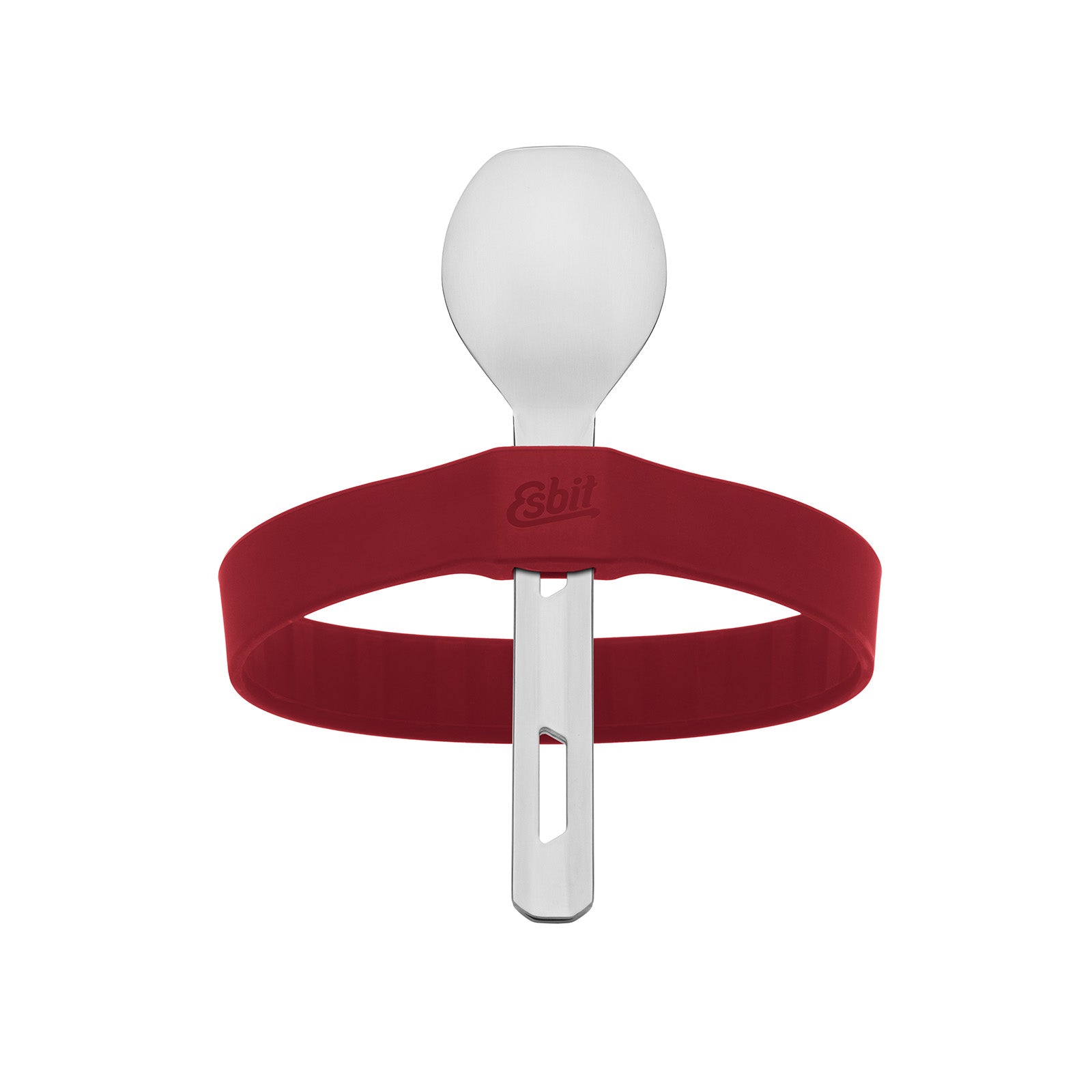 Esbit Thermobehälter Besteckset mit Silikonband in Burgundy