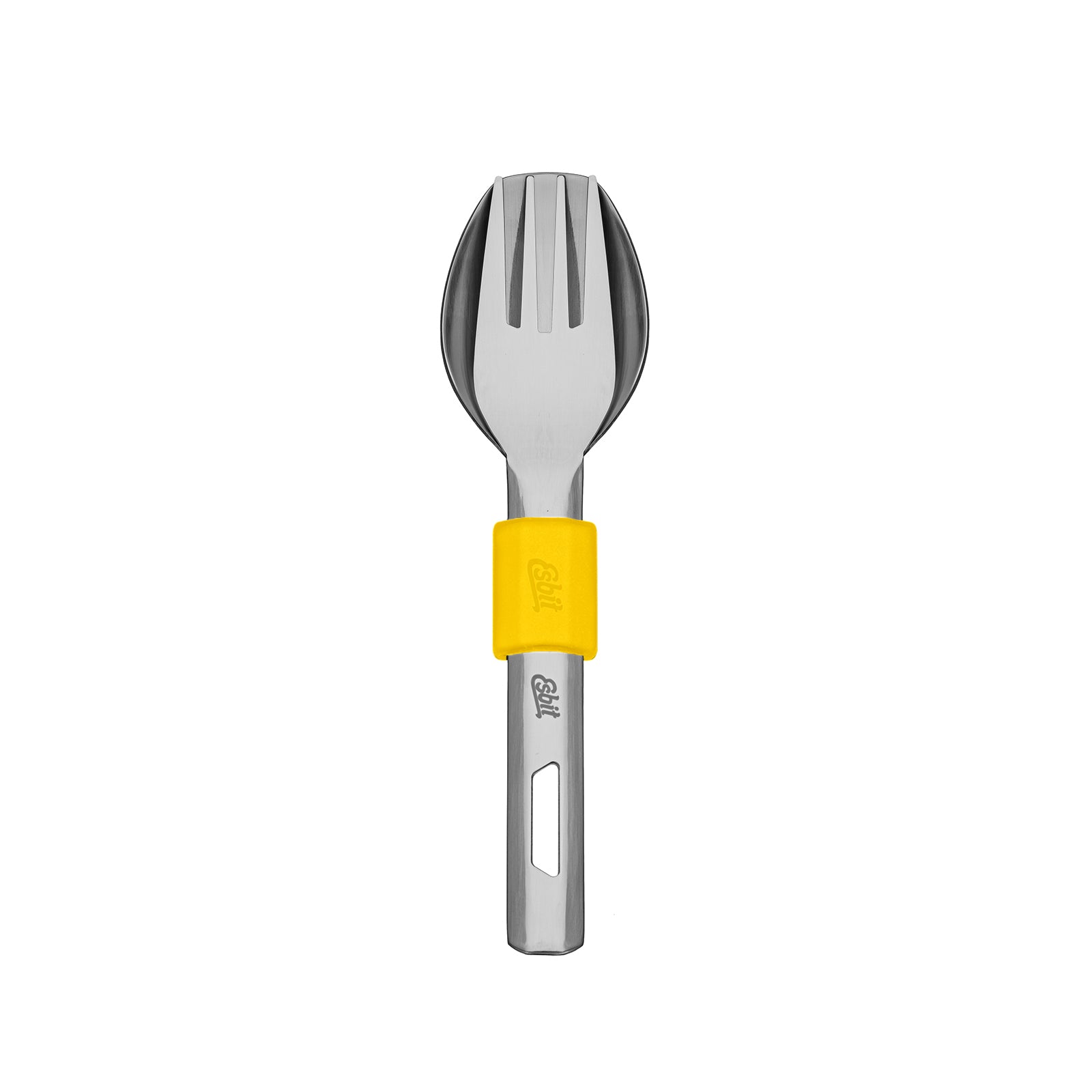 Esbit Thermobehälter Besteckset zusammengesteckt mit Silikon Manschette in Sunshine Yellow 