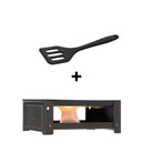 Esbit Trockenbrennstoff Plancha Grill Outdoor inkl. Pfannenwenderaus Silikon