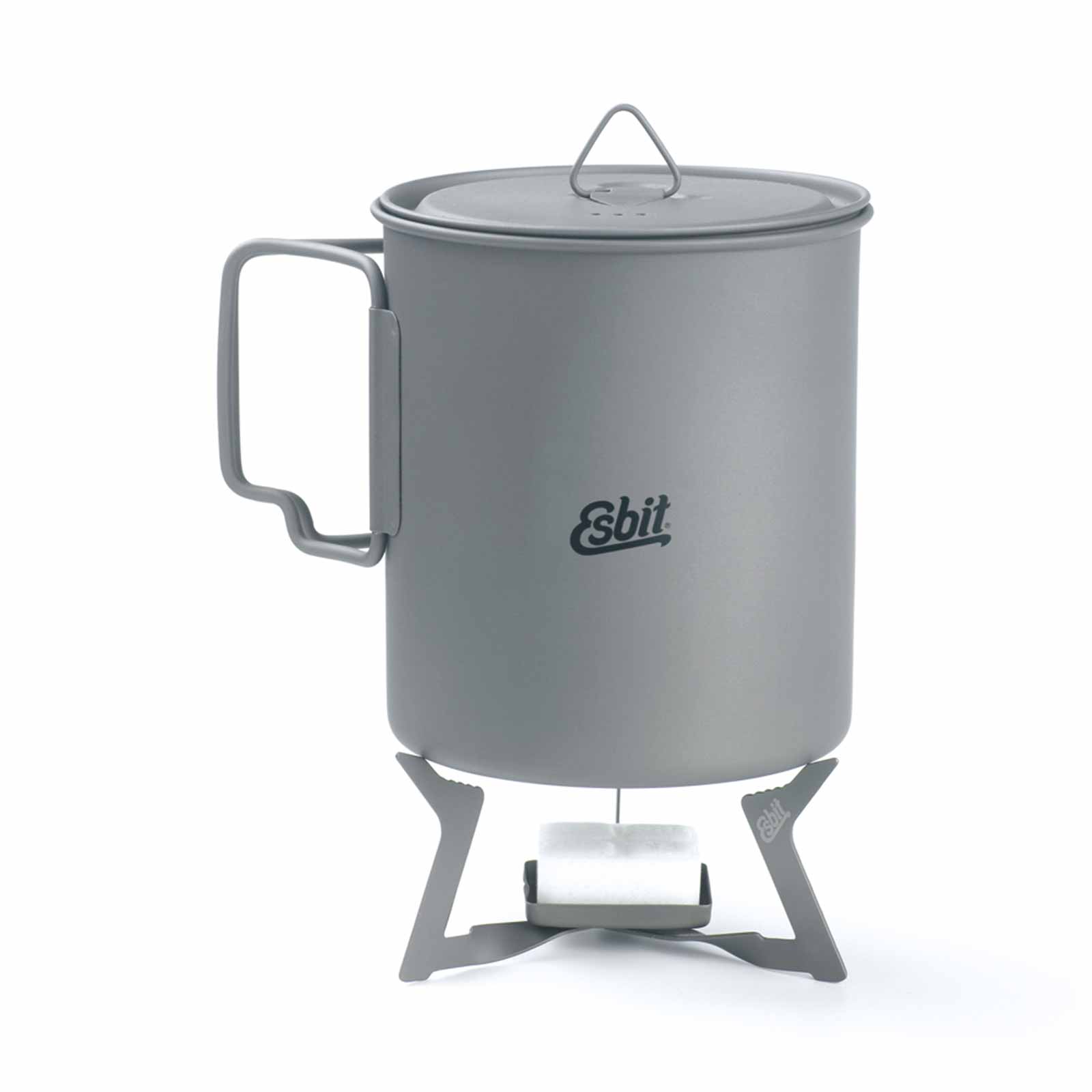 Esbit Stove made of Titanium · Foldable · Compact and Efficient